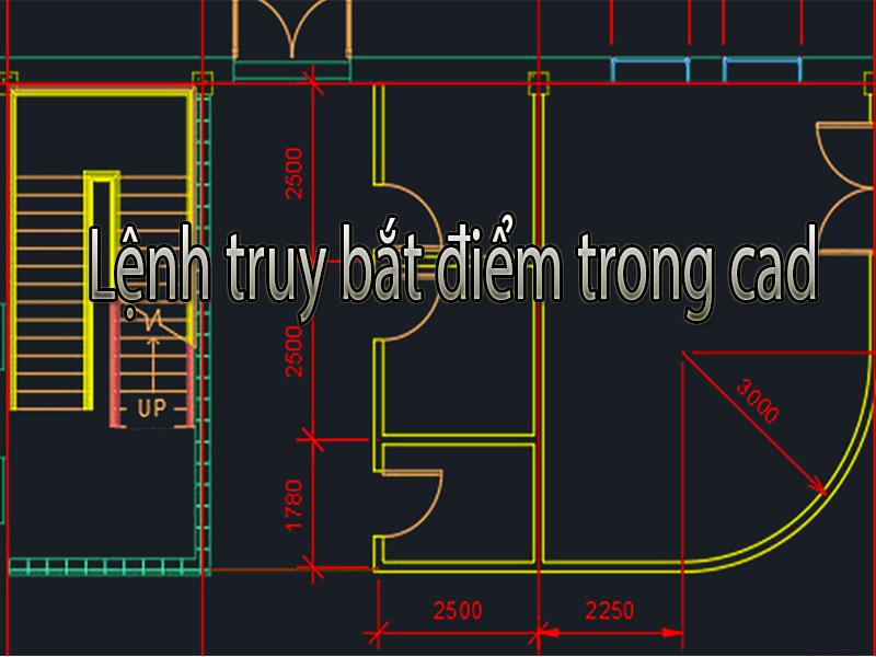 Bắt đầu điểm trong cad là một tính năng giúp truy bắt điểm tự động