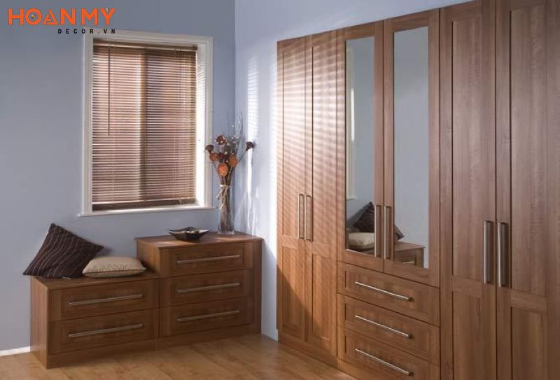 Các mẫu tủ quần áo gỗ óc chó đẹp đẳng cấp 2021