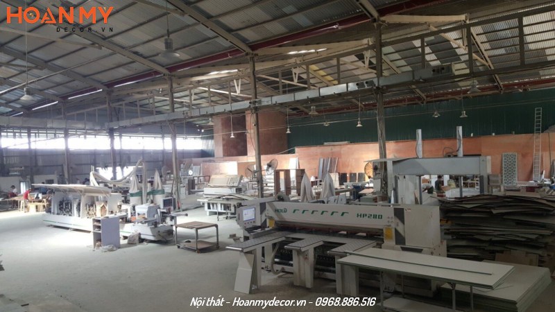 Xưởng sản xuất nội thất quy mô +3000m2 tại Hà Nội