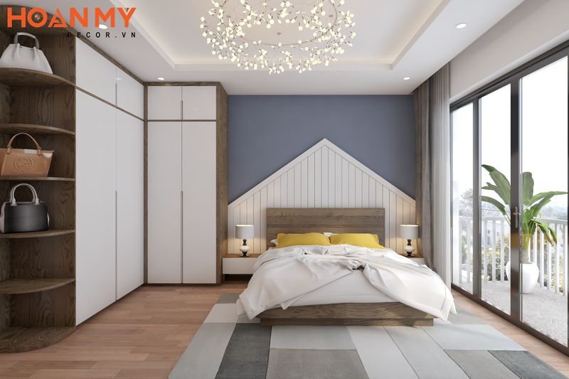 Không gian ấn tượng tinh tế nội thất thiết kế độc đáo với chất liệu gỗ tự nhiên kết hợp gỗ công nghiệp cao cấp nhất
