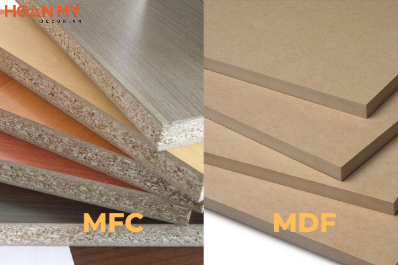 Phân biệt gỗ MFC và MDF
