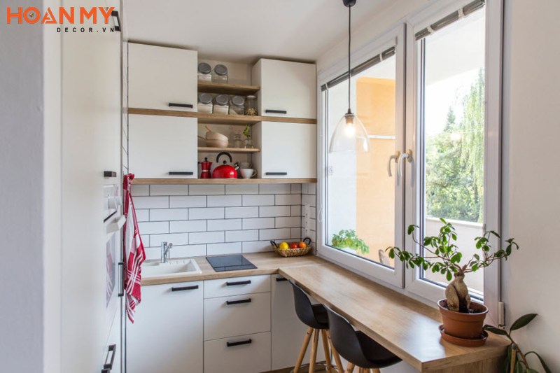 Thiết kế tủ bếp đẹp cao kịch trần tối ưu không gian lưu trữ