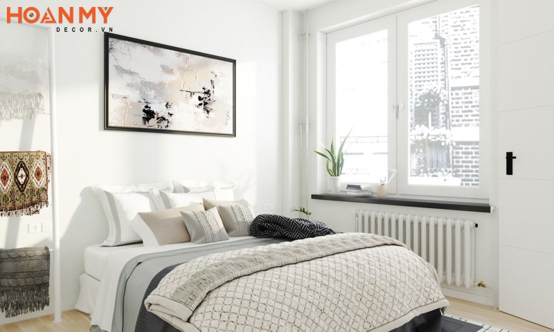 Phòng ngủ đơn giản, phong cách Scandinavian