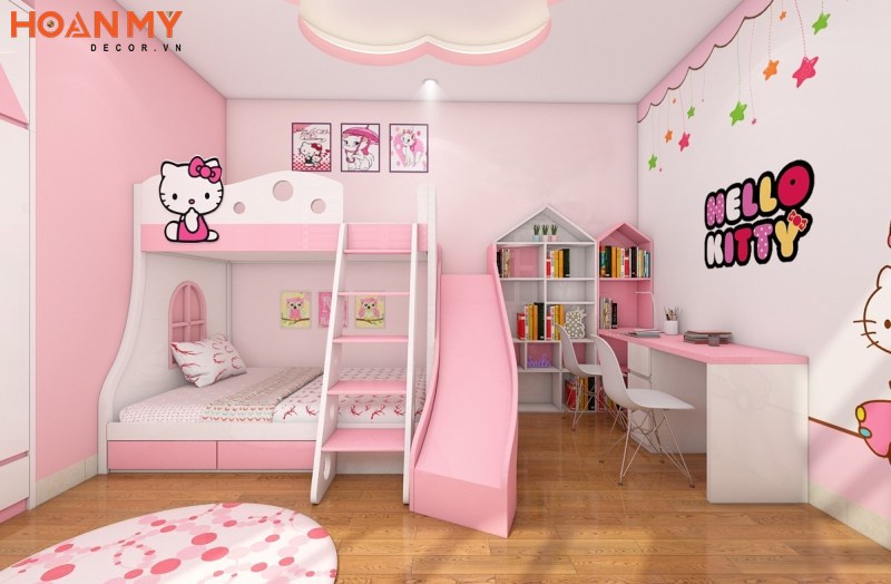 Phòng ngủ Hello Kitty