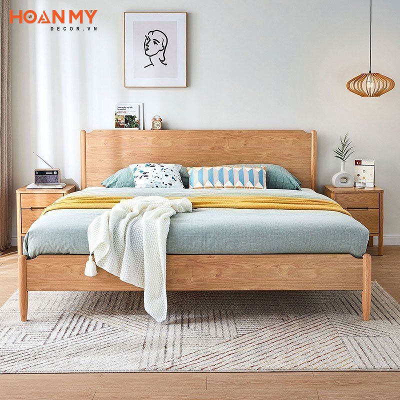 Mẫu giường ngủ phong cách Hàn Quốc được ứng dụng nhiều hiện nay