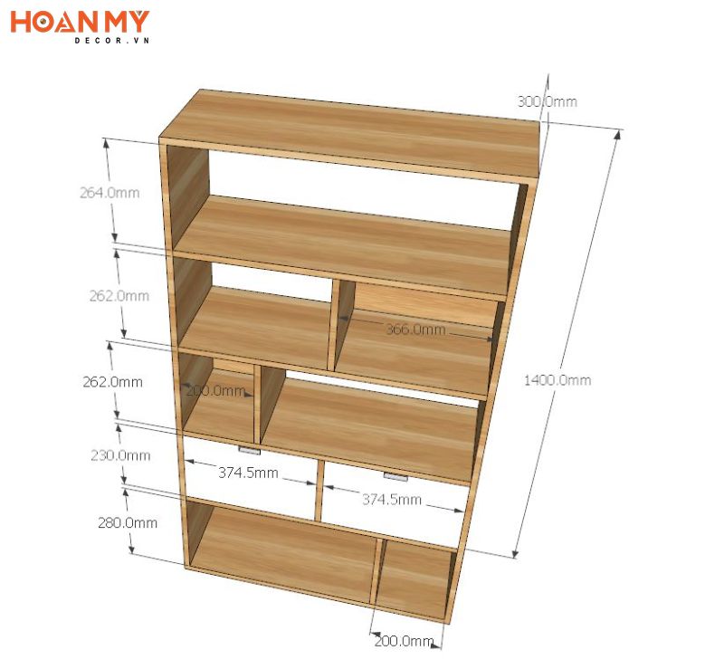 Kệ tivi phòng khách gỗ công nghiệp nhỏ gọn