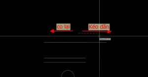 Lệnh co dãn và kéo dài đường thẳng trong autocad