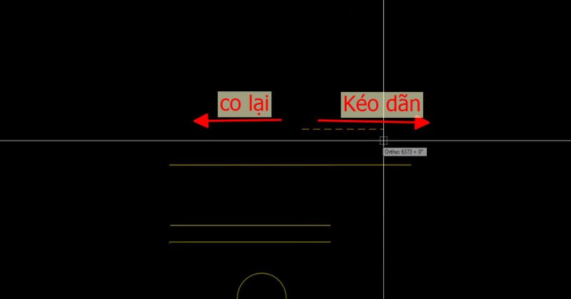 Kéo Dài Đoạn Thẳng Trong CAD