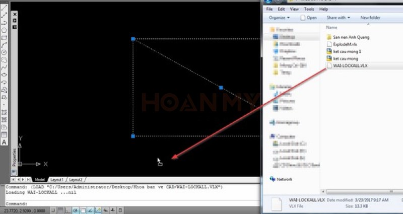 Lệnh kéo dài hoặc thu ngắn đối tượng đễ dàng chỉ cần nhấn phím S - Enter