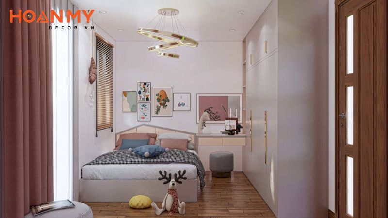 Bộ giường tủ phòng ngủ hiện đại cho bé với thiết kế ấn tượng