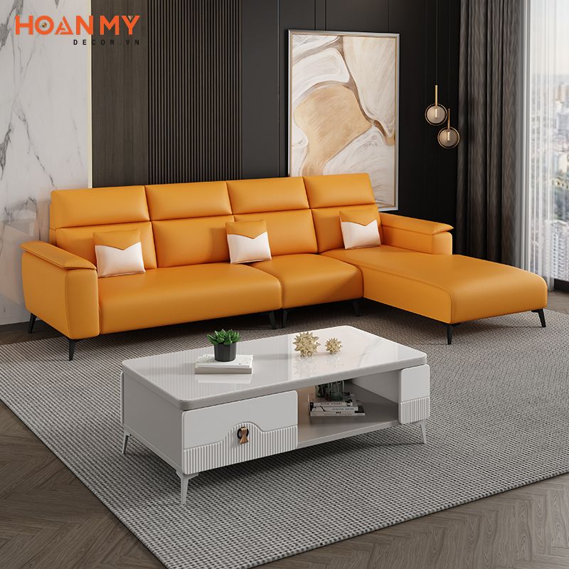 Những mẫu ghế sofa hình chữ L với tông màu ấn tượng