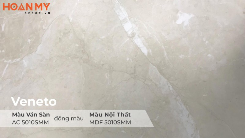 Màu vân đá MDF 5010SMM với hoa văn gồm những mảnh mụn liti đem lại cảm giác rất tự nhiên. Mã màu này phù hợp cho những ai yêu thích sự nhẹ nhàng, đơn giản.