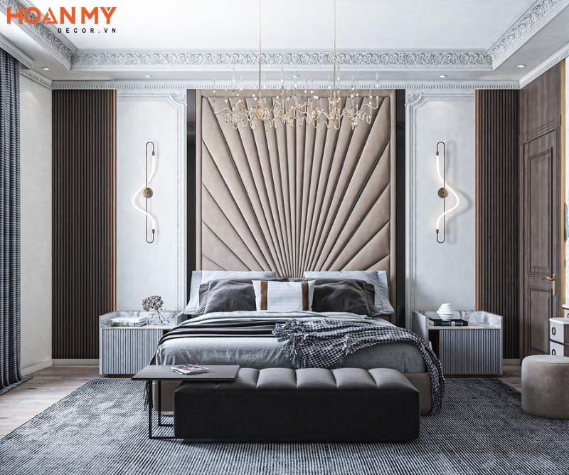 Thiết kế phòng ngủ phong cách Luxury