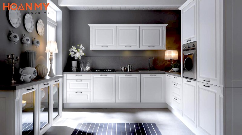 Thiết kế tủ bếp thông minh tối ưu không gian bếp của gia đình
