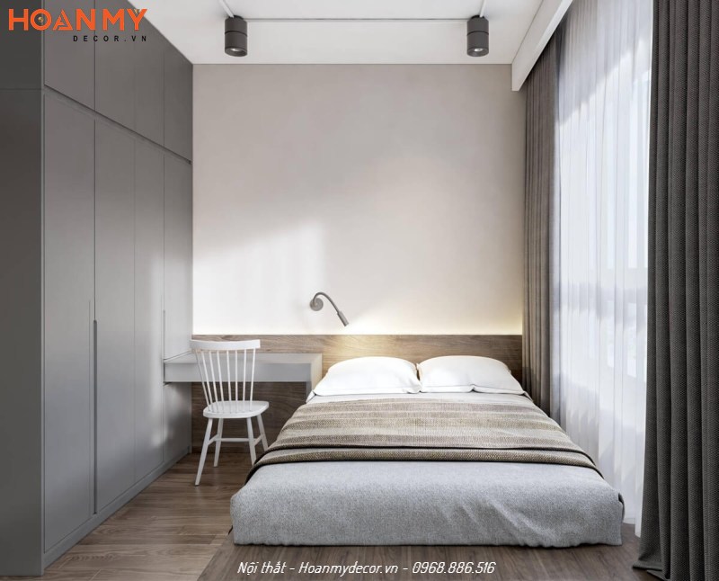 Phòng ngủ nhỏ theo phong cách Minimalism