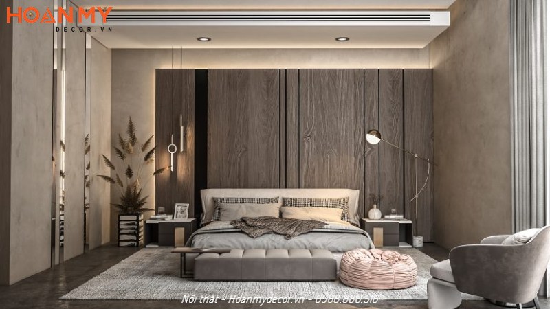 Thiết kế phòng ngủ 30m2 theo phong cách hiện đại