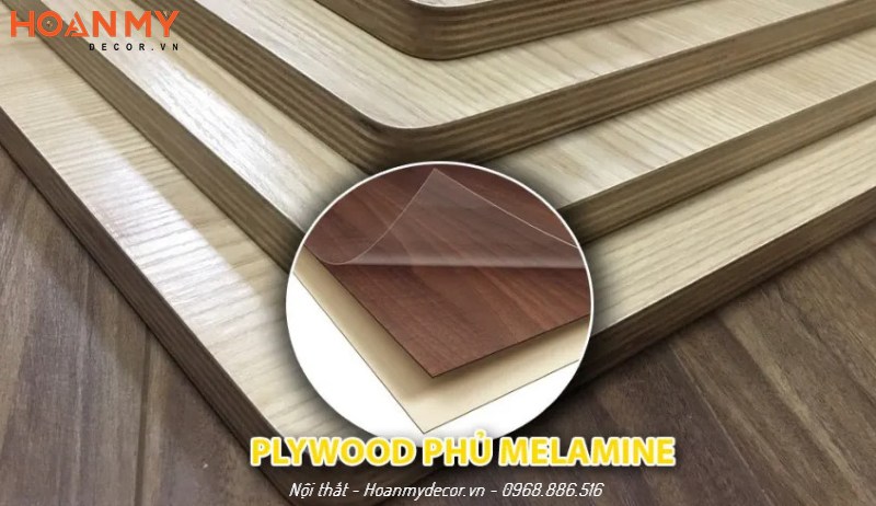 Ván ép Plywood phủ melamine