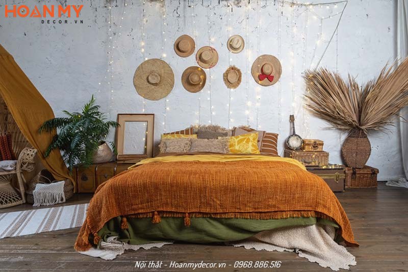Phòng ngủ thiết kế theo phong cách Bohemian