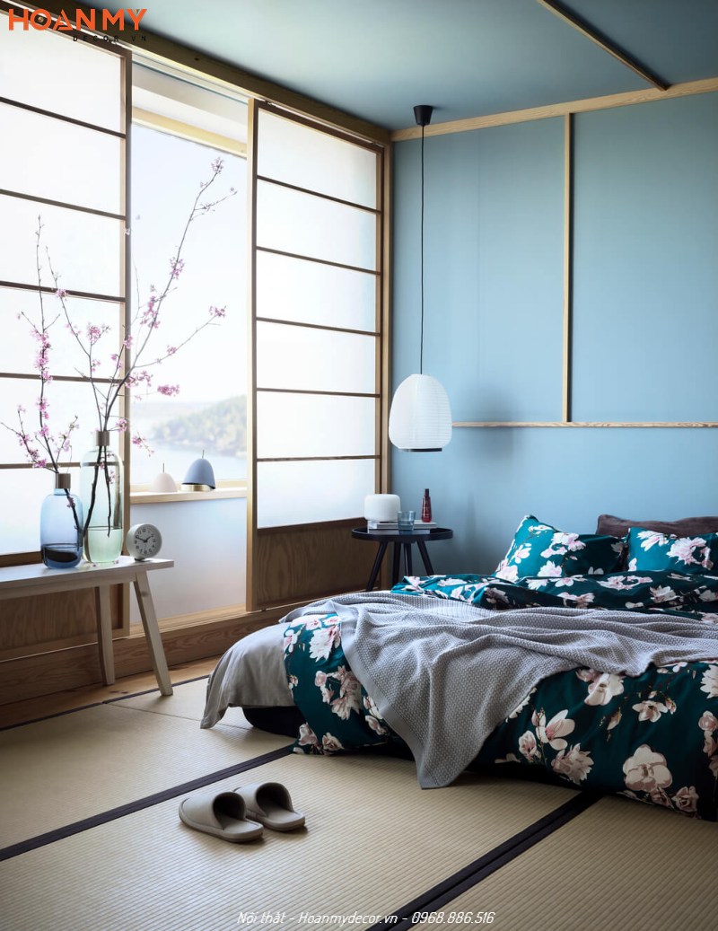 Phòng ngủ không giường kiểu Nhật đẹp mê ly