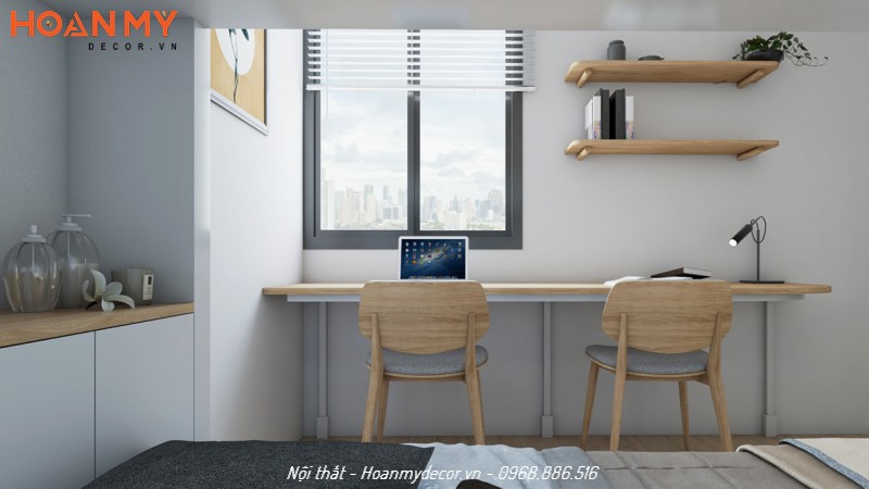 Bản vẽ thiết kế nội thất chung cư phối cảnh 3D chân thực