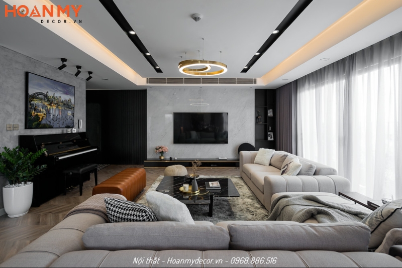 Thiết kế nội thất căn hộ theo phong cách hiện đại