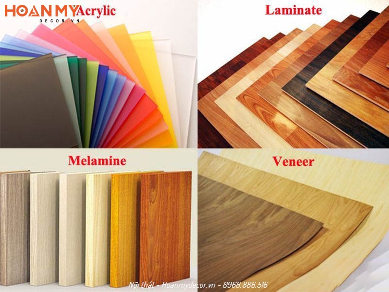 Các loại lớp phủ, sơn phủ bề mặt gỗ công nghiệp