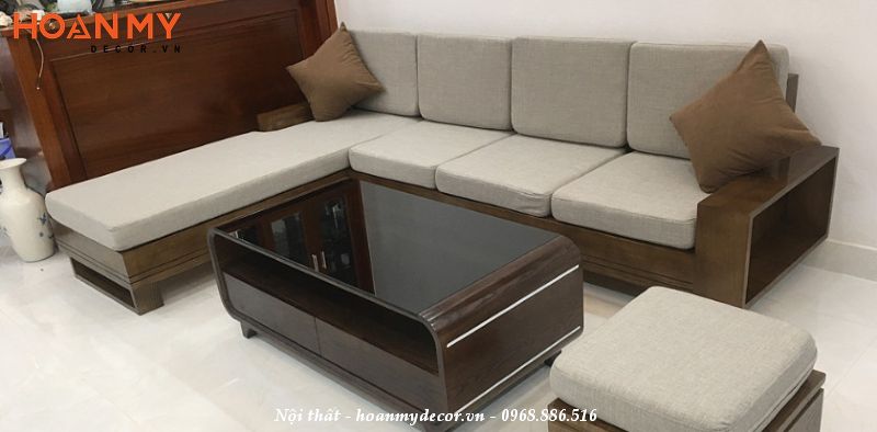 Sofa gỗ công nghiệp đẹp được ưa chuộng với giá thành hợp lý