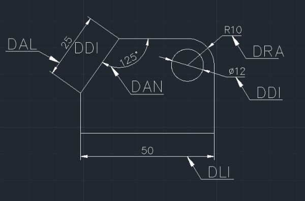 Lệnh Dim trong Cad đo kích thước