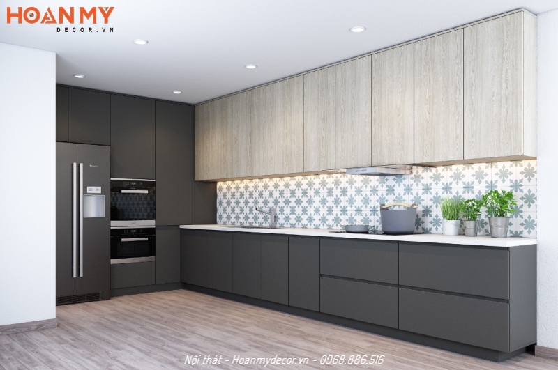 Tủ bếp Composite chỉ phù hợp cho không gian hiện đại