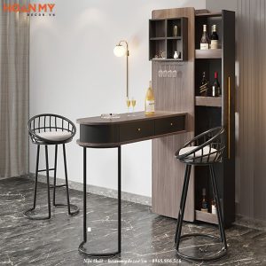 Tủ rượu kết hợp quầy bar