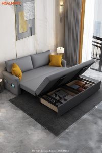 Mẫu giường thông minh kết hợp sofa đẹp