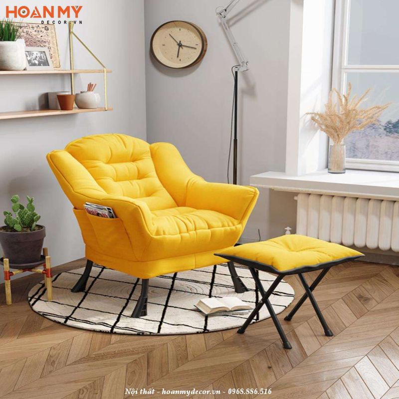 Ghế sofa màu sắc tươi sáng