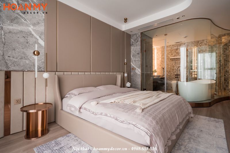 Thiết kế căn hộ 120m2 3 phòng ngủ theo phong cách Luxury