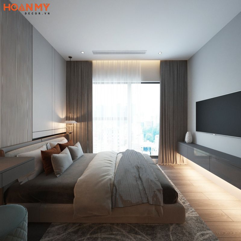 Mẫu căn hộ 120m2 3 phòng ngủ theo phong cách Sacndinavian