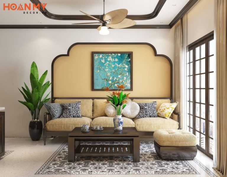 +54 Mẫu Sofa phong cách Indochine - Bản sắc Đông Dương