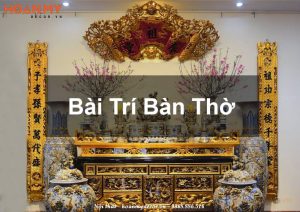 Cách bố trí bàn thờ nhà mới chuẩn phong thủy