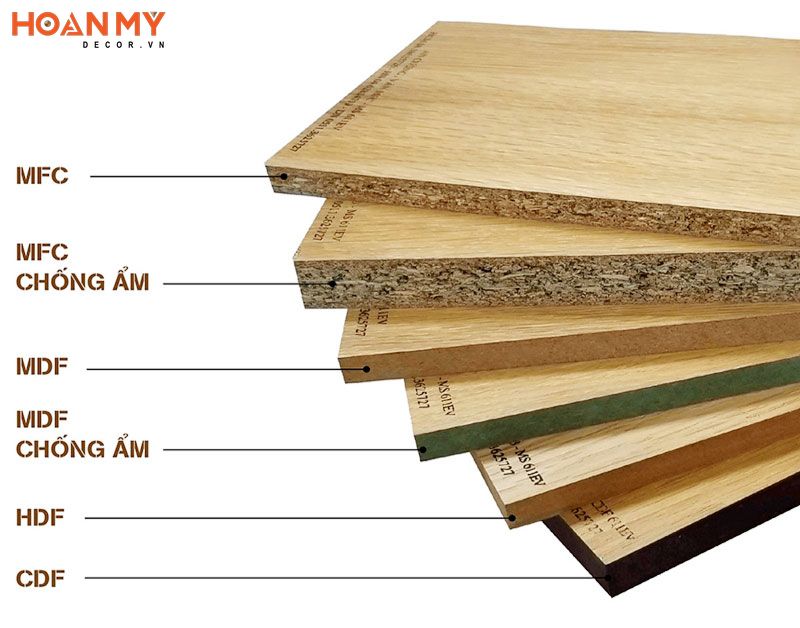 Độ dày cốt gỗ công nghiệp