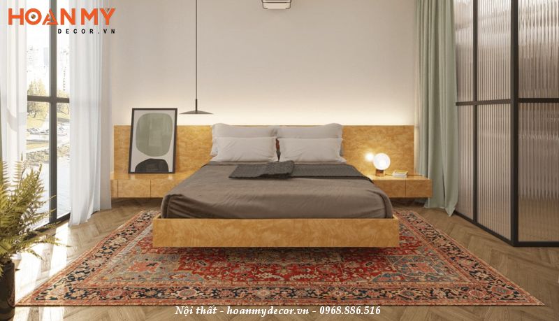 Thiết kế nội thất phòng ngủ theo phong cách Mid Century