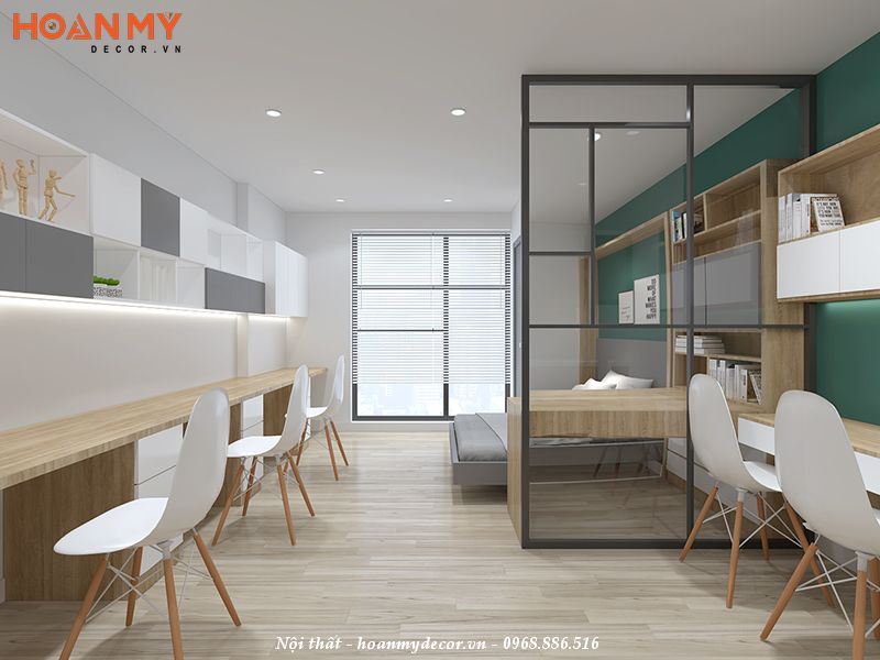 Thiết kế nội thất căn hộ Officetel đa năng