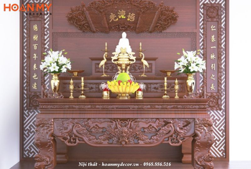Bàn thờ Phật tam cấp