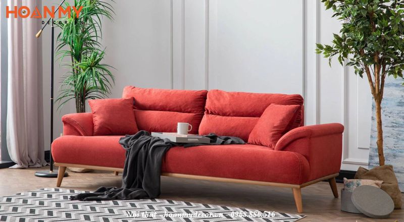 Ghế sofa đôi phong cách Scandinavian