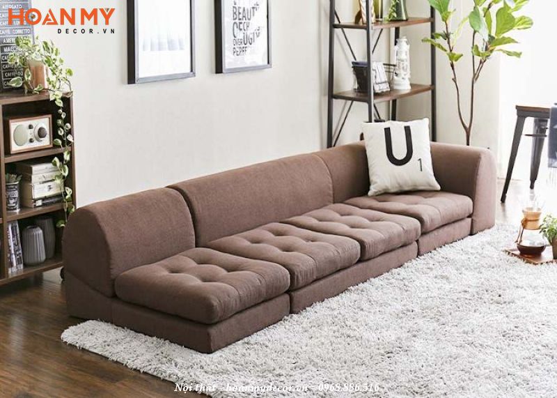 Sofa bệt kiểu Nhật cung cấp một không gian thoải mái
