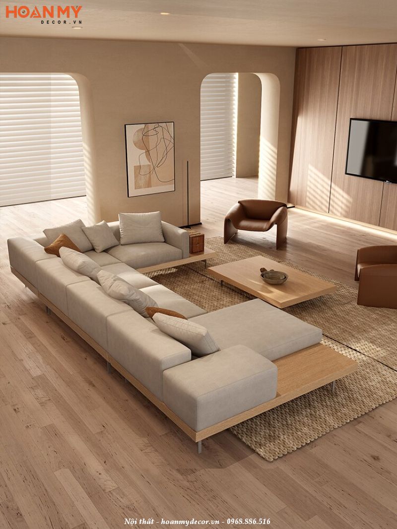 Ghế sofa kiểu Nhật có sự đa dạng về màu sắc và chất liệu