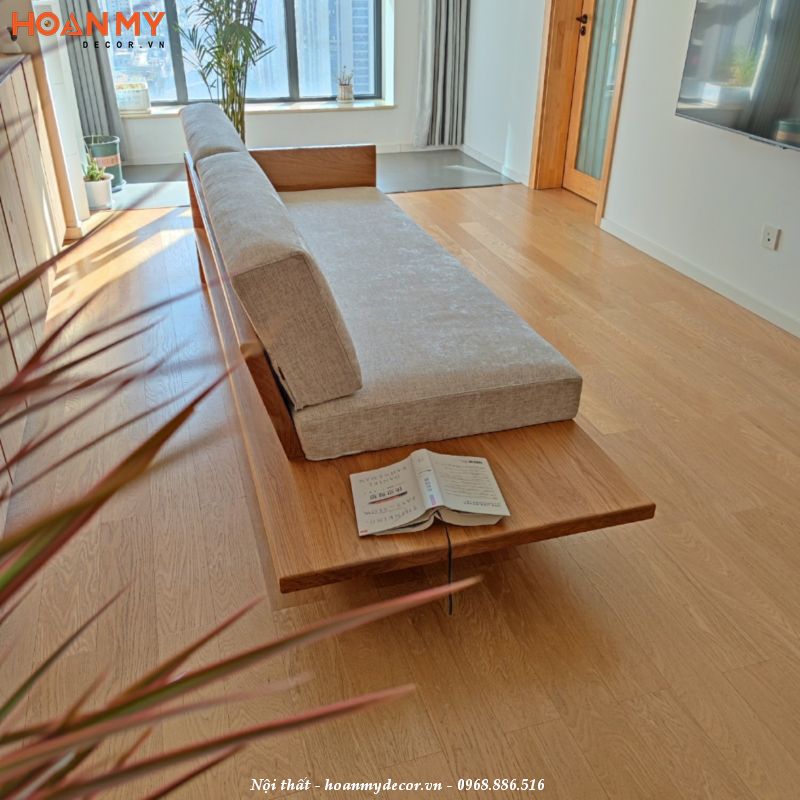 Ghế sofa phong cách Nhật Bản nhẹ nhàng, tinh tế