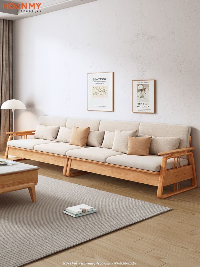 Ghế sofa phong cách Nhật Bản nhẹ nhàng, tinh tế rất được ưa chuộng