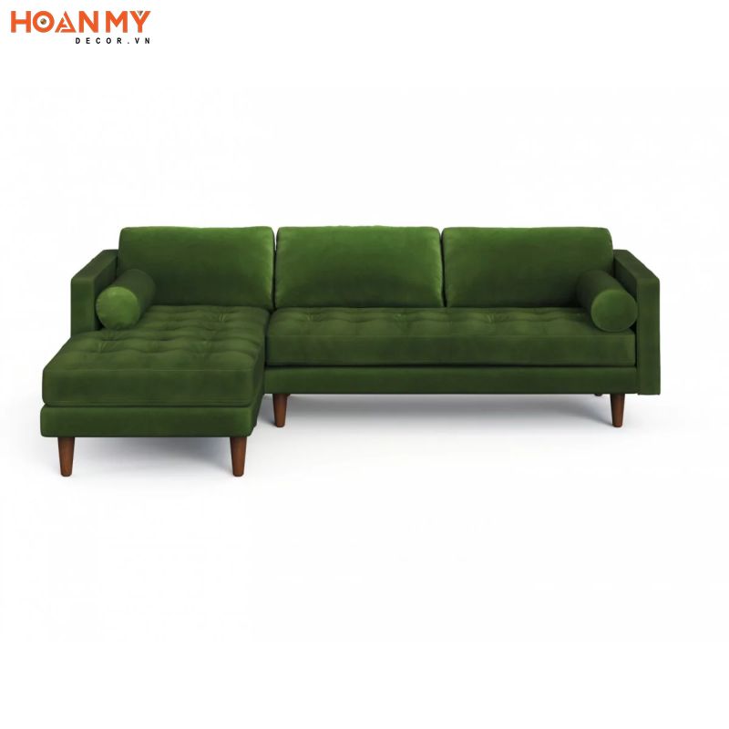 Ghế sofa màu xanh rêu
