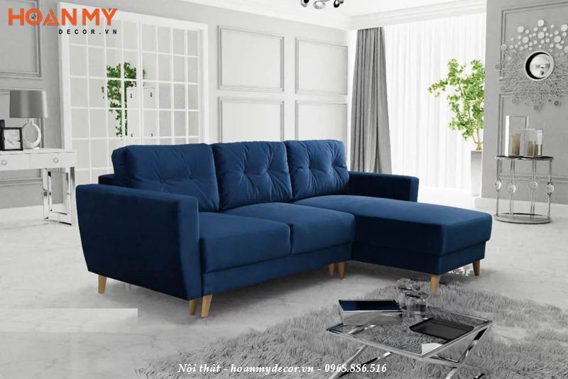 Ghế sofa màu xanh dương