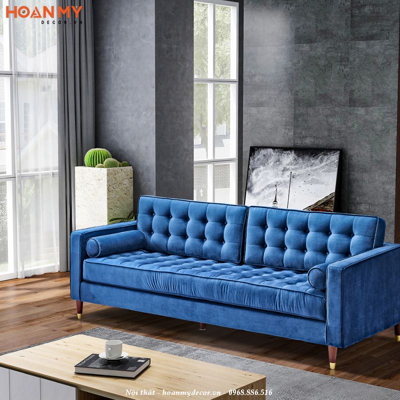 Phối màu và trang trí sofa phòng khách