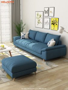 Ghế sofa màu xanh dương