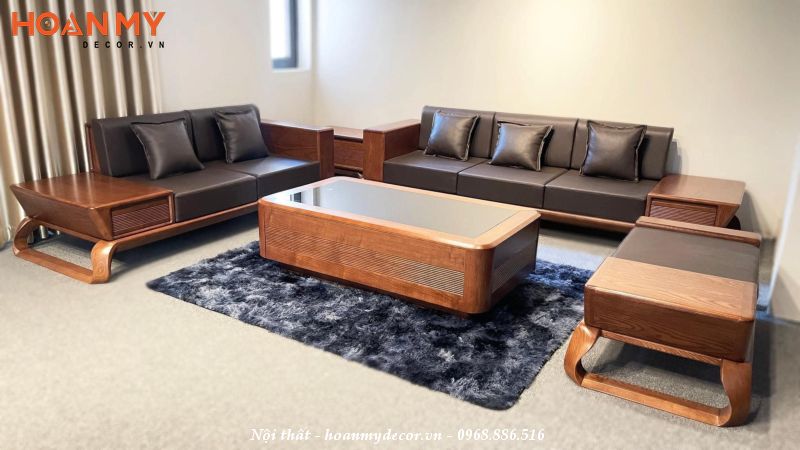 Sử dụng sofa chất liệu tự nhiên